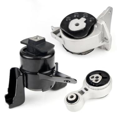 Imagem de GSTP Conjunto de suporte de torque de motor e transmissão de 3 peças compatível com Ford Fusion 2010-2012 e Mercury Milan 2010-2011 2,5L substituição de transmissão automática # 9E5Z6038F 9E5Z6038H