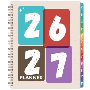 Imagem de Agenda semanal e mensal 2026-2027 - julho de 2026 - junho de 2027, 23 cm × 28 cm