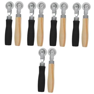 Imagem de MUCKLILY Ferramenta de rolo de remendo de pneu 10 peças para reparo de pneus, ferramentas manuais fáceis de usar para aplicação de patch e remoção de ar para reparos de motocicletas e quadriciclos