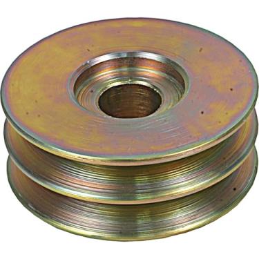 Imagem de DB Electrical Polia 202-12002 compatível com/substituição para Arrowhead ADR5041, CaseIH 1687644C1 13 largura da correia, 1,6 cm OD da caixa, tipo V-Groove, 2,2 cm ID, 2 sulcos, 8.9 cm OD, tipo de