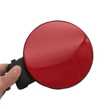 Imagem de Compatível com VW Polo 2011-2018 Tampa do tanque de combustível Tampa externa do tanque Tampa do bocal de enchimento de óleo Preto Branco Vermelho(Red)