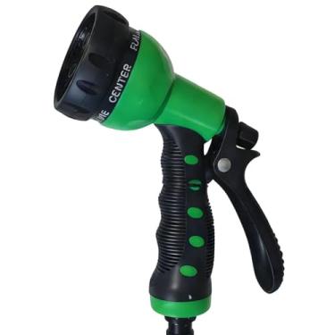 Imagem de Esguicho Emborrachado Tipo Pistola Com 7 Funções Engate Rápido Mangueiras Jardim Casa