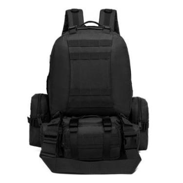 Imagem de Mochila Pochete Tática 4 em 1 Esportiva 33 Litros Acampamento Militar Trilha-Unissex