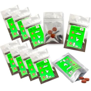 Imagem de New Resources Group Pacote de comprimidos fluorescentes de rastreamento de vazamento de água marinha corantes verde neon detectam barcos de descarga ilegal, esgoto e drenagem comercial padrão EPA