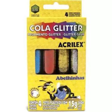 Imagem de Cola Gliter 4 Cores 15g Acrilex