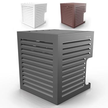 Imagem de airdeko Capa Para Ar-Condicionado Central Premium Hvac Unidades Externas - Condensador De Decorativo Metal Airoutdoor Systems À Prova Ferrugem, Proteção Externa Todas As Estações Com Design Moderno