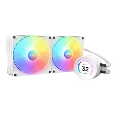 Imagem de Water Cooler NZXT Kraken Elite 280 RGB - 280mm c/Display, RGB Controller e RGB Fans Branco