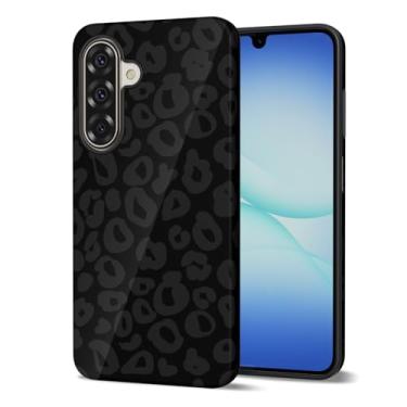Imagem de Svanove Capa de telefone com estampa de chita para Samsung Galaxy A17 5G feminina, linda capa de leopardo para mulheres, design de estampa animal retrô moderna de luxo, padrão estético Y2k Slim Hard