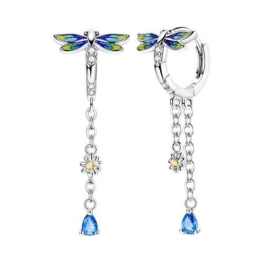 Imagem de Brinco original 925 prata esterlina cereja arco pendientes para mulher