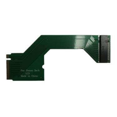 Imagem de Para placa de expansão de adaptador de disco rígido SSD SSD M.2 NVMe PCIe 4.0 2280 de substituição para Steam Deck portátil, placa conversora SSD 2230 a 2280, compatível com modelos Steam Deck