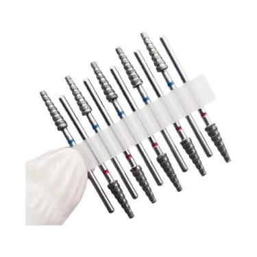 Imagem de 10 Peças De Broca De Unha Tornado Diamond, Cortadores De Manicure De G