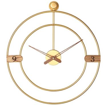 Imagem de AkosOL 50,8 cm grande para decoração de sala operada por bateria de estar, relógio de parede com plugue, relógio de mesa, máquinas retrô para cozinha, sala de estar, sala de jantar, eficiência de 50