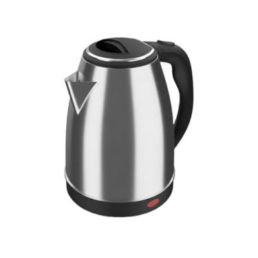 Imagem de Chaleira Elétrica Inox 2 Litros 127V 1000W Desligamento Automático Base Giratória 360° Tampa com Trava Alça Isotérmica