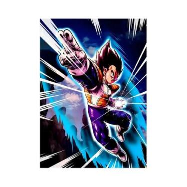 Imagem de Pintura Em Diamante 5D DIY Bordado De Mosaico De Goku Saiyajin Dragon 