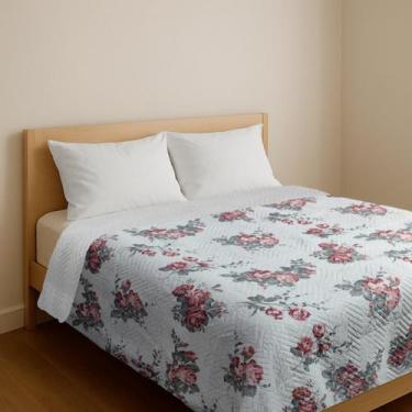 Imagem de Colcha Solteiro King Cobre Leito Box Matelado Ultrassônico - - Arte & 