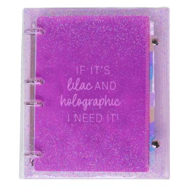 Imagem de Caderno Argolado Colegial P.V.C Holográfico - POLIBRA