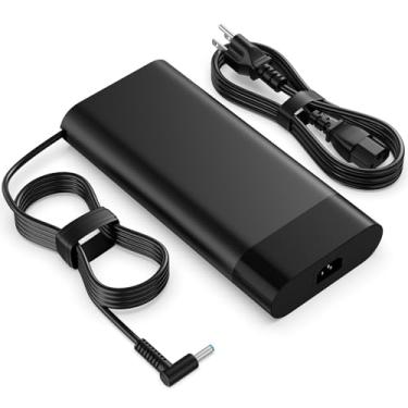 Imagem de Ruilezyo Carregador adaptador CA 280W 20V 14A compatível com HP OMEN 16 17 OMEN MAX 16 ZBook Fury 16 G11 TPN-LA27 TPN-CA26 A280A011P PA-1281-08HT M94073-001 M94073-002 M953 Cabo de alimentação para