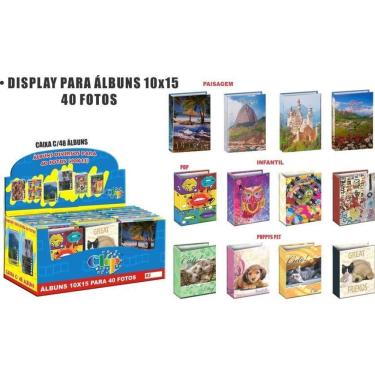 Imagem de 48 Albuns C/Display 10X15 /40 Fotos Total 1920 Fotos