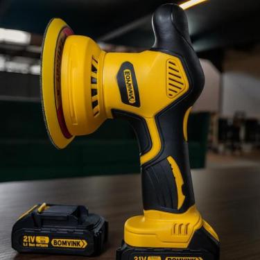 Imagem de Politriz Lixadeira 5000 Rpm Roto Orbital 2 Bateria 1000 W - RR CASA E 