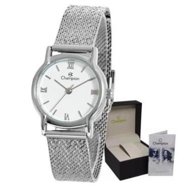 Imagem de Relógio Pequeno Champion de Pulso Feminino Prova D'agua-Feminino