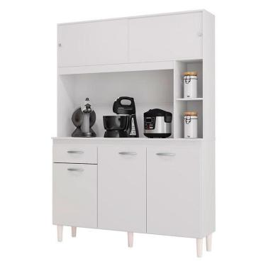 Imagem de Cozinha Kit Duda 120 Cm Branco – Poquema