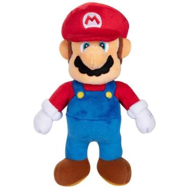 Imagem de Pelúcia Mario de 22cm - Super Mario - Sunny Brinquedos