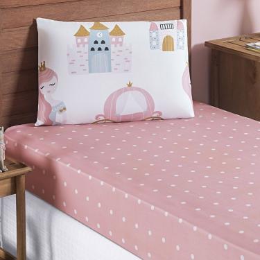 Imagem de Jogo De Cama Lençol Bouti Infantil Kids Solteiro 02 Peças 100% Poliéster - Little Princess
