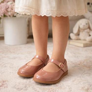 Imagem de Sapatilha Infantil Boneca com Fivela Confortável Casual Festa Escola M