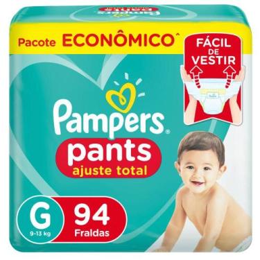 Imagem de Fralda Pampers Pants Ajuste Total Max G 94 Unidades, G, 94