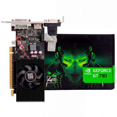 Imagem de Placa de Vídeo Revenger Nvidia GT730 4GB, DDR3, 128-bit, VGA, HDMI e DVI - G-GT730/4G