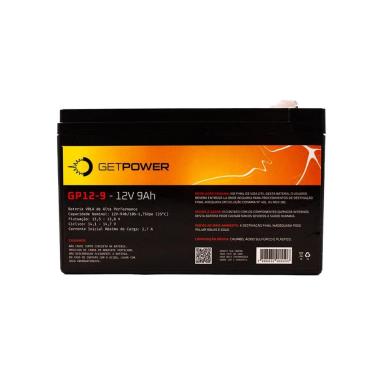Imagem de Bateria Selada 12V 9ah T2 Gp12-9 Getpower