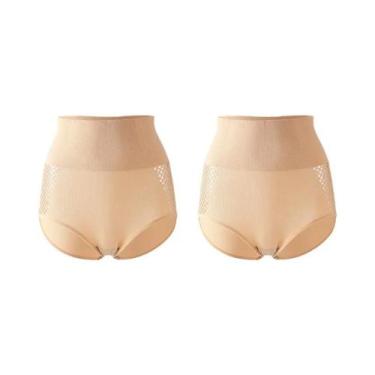 Imagem de Calcinha Modeladora De Cintura Alta Com Controle Abdominal Vazado Para