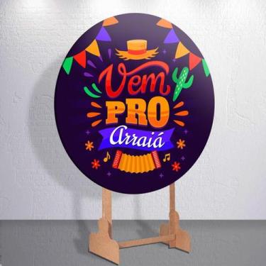 Imagem de Capa Painel Redondo Festa Junina Para Festa 3d Decoração Top Premium 1