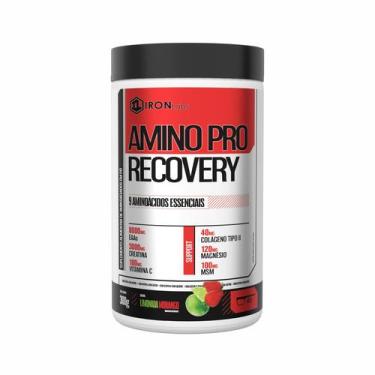 Imagem de Amino Pro Recovery 300g Iron Labs Limonada/Morango
