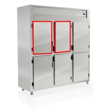 Imagem de 2 Gaxetas Porta Camara Fria RF-067e Para Frilux 47,5x64,5, Cinza