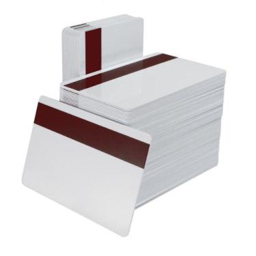 Imagem de CARTÃO PVC BRANCO 0,76 MM Tarja Magnética Baixa - 1000 unidades - RICO