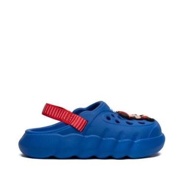 Imagem de Sandália Babuche Infantil Grendene Dreamy Baby Mickey Azul, Azul, 22