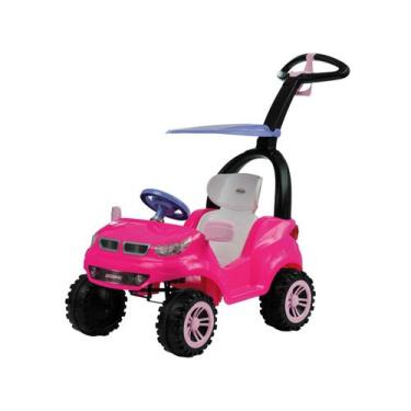 Imagem de Carrinho de Passeio e Pedal Biemme Push Car Easy Ride Rosa