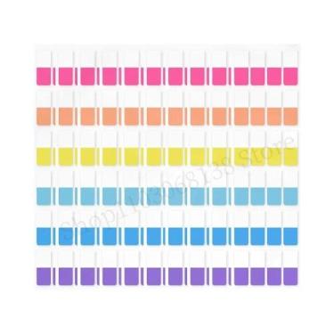 Imagem de Etiquetas Adesivas De Cores Claras 240pcs 3 Tamanhos 6 Cores Escrevíve