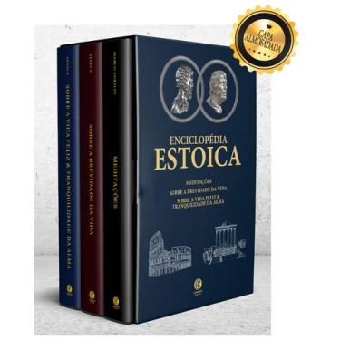Imagem de Livro - Biblioteca Estoica - Box com 3 Livros - Edição de Luxo Almofad