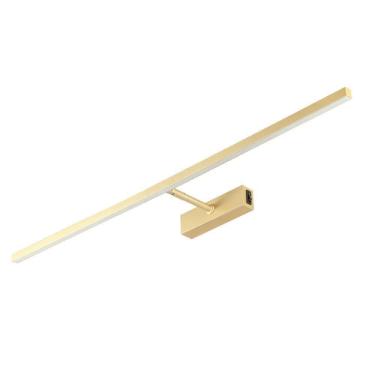 Imagem de Arandela de Parede Joy 63cm LED 3000K com Sistema Articulável 180° Champagne Spotline