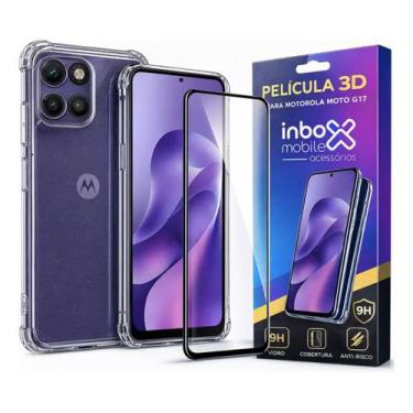 Imagem de Capa Capinha Anti Queda Para Motorola Moto G17 + Pelicula 3d - INBOXMO