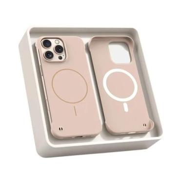 Imagem de Capa Ultrafina Fosca Sem Borda Em PC Para iPhone Magsafe 17 16E 16 15 