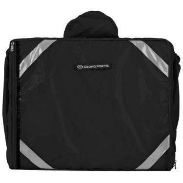 Imagem de Mochila Térmica Marmita Cromo Forte Delivery Entrega Entregador Motobo