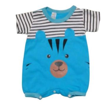 Imagem de Macacão de bebê menino divertido urso - Duda Baby
