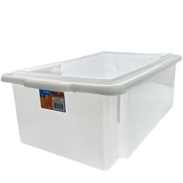 Imagem de Caixa organizadora com tampa 24,5l 0530 multiuso resistente prática 33