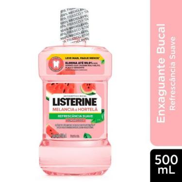 Imagem de Solução Bucal Sem Álcool Melancia e Hortelã Listerine 500ml