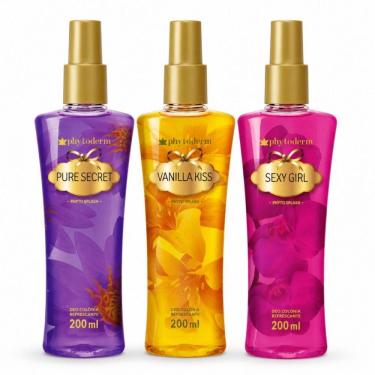 Imagem de Kit Phytoderm Deo Colônia: Sexy Girl, Pure Secret e Vanilla Kiss 200ml