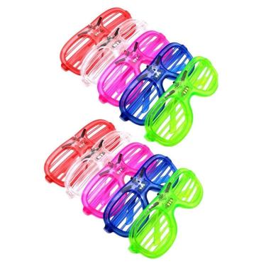 Imagem de Óculos Led Neon Fluorescente Kit 10 Unidades Balada Festa