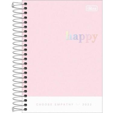 Imagem de Agenda Espiral Diária Happy Cores 2021 - Tilibra